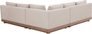 Solace - Olefin Performance Fabric 3 Piece Outdoor Patio Modular Sectional (2 Loveseats & Corner Chair)