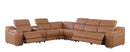 1116 - 7-Piece L-Shaped Sectional Sofa In With 3 Power Recliners & Power Headrests