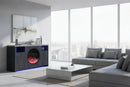 Nyla - 60" Entertainment Unit With Speakers And LED - Dark Gray / Light Gray