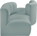 Arc - Faux Leather 4 Piece Sofa