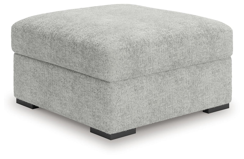Cuddle Plush - Oversized Accent Ottoman - Arctic