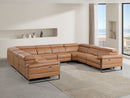 1246 - 8-Piece U-Shaped Modular Power Reclining Sectional With 4 Power Recliners And Power Headrests
