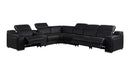 1116 - 7-Piece L-Shaped Sectional Sofa In With 3 Power Recliners & Power Headrests