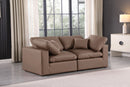 Comfy - Faux Leather Modular Sofa 2 Seats