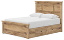 Makidern - Panel Storage Bed