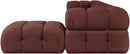 Orin - Fabric Velvet 5 Piece Modular Sectional