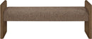 Hickory - Fabric Upholstered Bench - Brown Frame