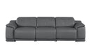 2679 - Genuine Leather Sofa With 3 Power Recliners