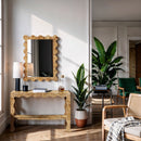 Vassa - Burl Veneer Console Table