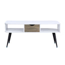Halima - Coffee Table - White & Black