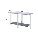 Liddell - Sofa Table - Glass & Chrome