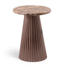Cindra - Genuine Marble Top And Iron Base Table