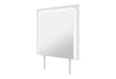 Naomi - Mirror With LED - Silver