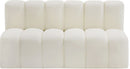 Arc - Faux Leather 2 Seats Modular Sofa