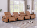 1126 - 7-Piece Modular Power Reclining Sofa In With 4 Power Recliners & Power Headrests