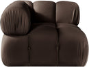 Orin - Velvet Performance Fabric Upholstered Modular Corner Chair