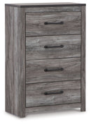 Bronyan - Four Drawer Chest - Dark Gray