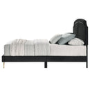 Zeena - Full Bed - Black Velvet