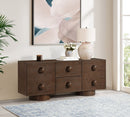 Bubble - Rubberwood with Oak Veneer Sideboard / Buffet
