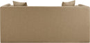 Everett - Vegan Leather 67" Upholstered Loveseat - Tan