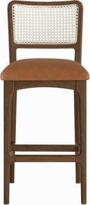 Atrium - Upholstered Bar Stool (Set of 2) - Brushed Brown Frame