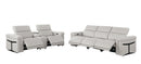 1126 - 6-Piece Modular Power Reclining Sofa And Console Loveseat Set In With 5 Power Recliners & Power Headrests