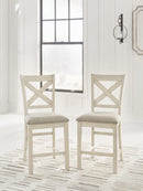 Robbinsdale - Upholstered Barstool (Set of 2) - Antique White