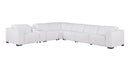 1208 - 7 Piece L-Shaped Leather Reclining Sectional With 3 Power Recliners