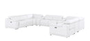 2679 - 10-Piece U-Shaped Power Reclining Sectional In Genuine Leather (4 Recliners)