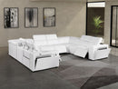 1224 - 8-Piece U-Shaped Sectional Sofa In With 4 Power Recliners & Power Headrest
