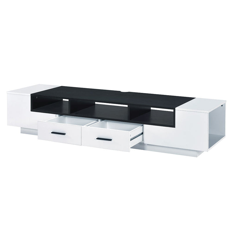Armour - TV Stand - White & Black