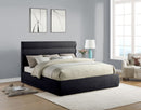 Adam - Chenille Fabric Bed With 52" Headboard