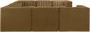 Rummi - Velvet Performance Fabric Upholstered Modular Sectional