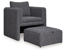 Vreni - Accent Chair - Charcoal / Black
