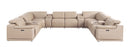 2679 - 12-Piece U-Shaped Power Reclining Sectional In Genuine Leather (4 Recliners)