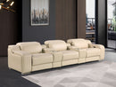1116 - 5-Piece Modular Power Reclining Sofa And Loveseat Set In With 4 Power Recliners & Power Headrests