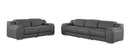 1116 - 5-Piece Modular Power Reclining Sofa And Loveseat Set In With 4 Power Recliners & Power Headrests