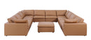 1100 - 11-Piece U-Shaped Sectional In Top-Grain Italian Leather