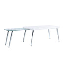 Patina - Coffee Table - White & Chrome