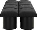 Pavilion - 8 Piece Modular Bench With Black Base