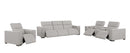 1208 - Modular Leather Set With 6 Power Recliners & Power Headrests