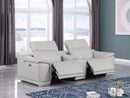 9762 - 3-Piece Modular Power Reclining Console Loveseat With 2 Power Recliners In
