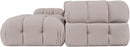 Orin - Velvet 6 Piece Modular Double Chaise Sectional