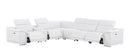 2679 - 7-Piece L-Shaped Power Reclining Sectional In Genuine Leather (4 Recliners)