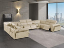 1224 - 10-Piece U-Shaped Sectional Sofa In With 4 Power Recliners & Power Headrests
