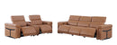 1126 - 6-Piece Modular Power Reclining Sofa And Console Loveseat Set In With 5 Power Recliners & Power Headrests