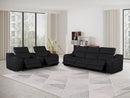 1116 - 6-Piece Modular Power Reclining Sofa And Console Loveseat Set In With 5 Power Recliners & Power Headrests