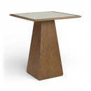 Atrium - Glass Top And Wood Base Dining Table