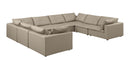 1100 - 8-Piece U-Shaped Sectional In Top-Grain Italian Leather