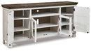 Havalance - Extra Large TV Stand - 4 Doors - Brown / Beige